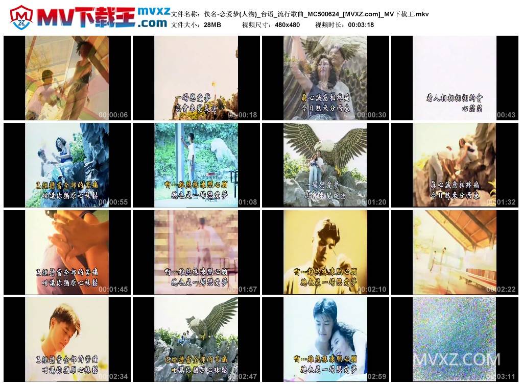 佚名-恋爱梦(人物)_台语_流行歌曲_MC500624